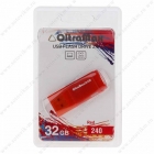 Флеш-накопитель USB  32GB  OltraMax  240  красный